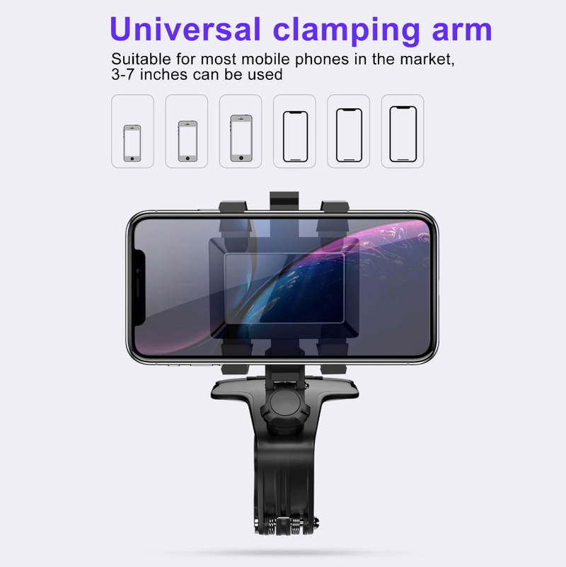 Parking Number Car Mobile Phone Holder Bracket Upgrade Multi-functional Vehicle With Navigation Rotating Car Dashboard Mobile Phone Bracket