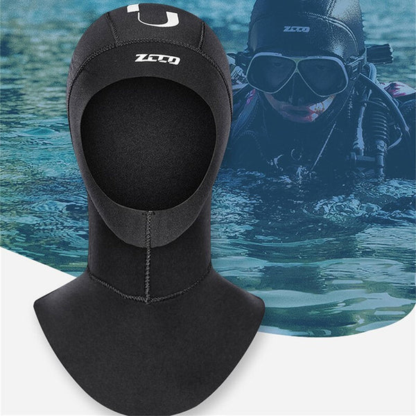 ZCCO Diving Head Cover 3mm Neoprene Hoods Surfing Snorkeling Winter Thermal Swimming Headgear for Men Women