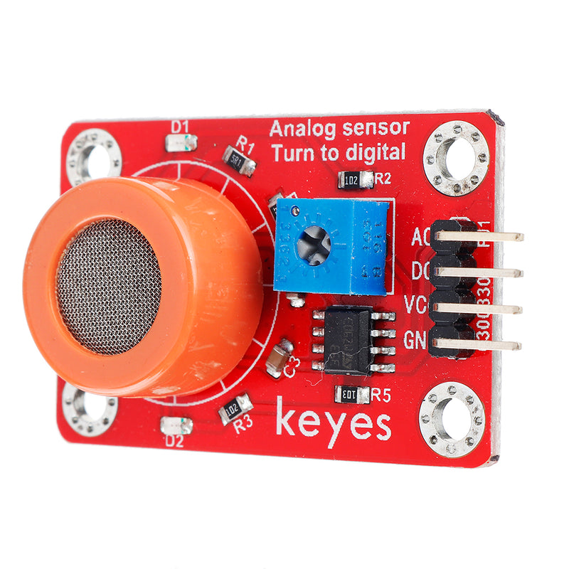 Keyes Brick MQ-3 Alcohol Sensor Module with Pin Header Digital Signal and Analog Signal