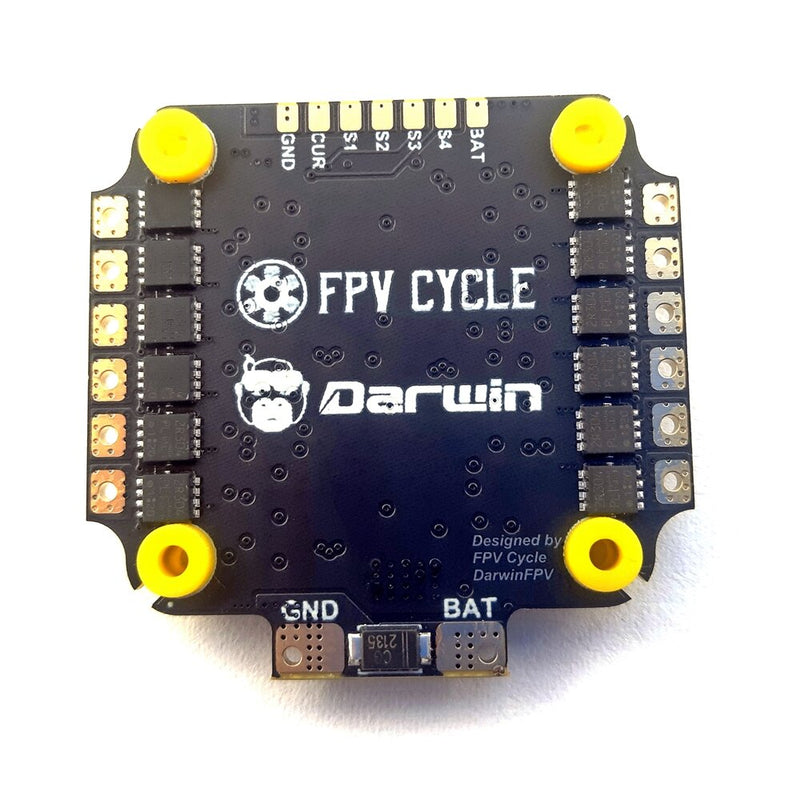 25.5x25.5mm DarwinFPV FPVCycle Whoop Stack F722 Flight Controller 3-6S 45A ESC for FPV Racing RC Drone