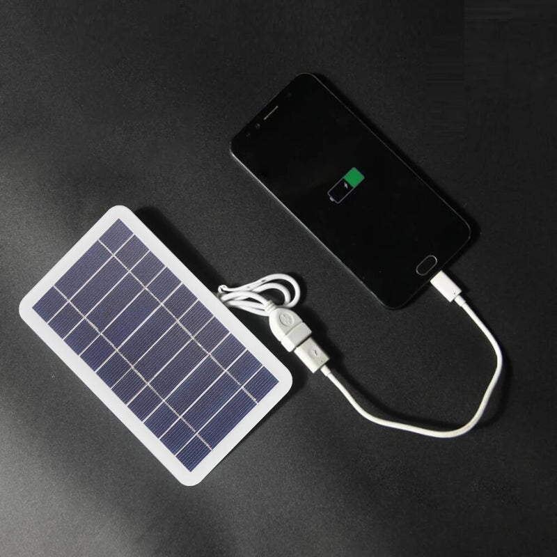 5V 400mA Solar Panel 2W Output USB Outdoor Portable Solar System for Cell Mobile Phone Chargers Device