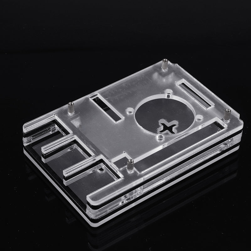 6-Layer Acrylic Transparent Protective Case for Raspberry Pi 4B Support Touch Screen Instal