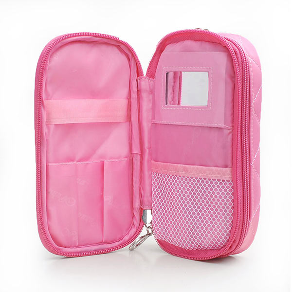 Honana HN-B56 Portable 2 Layers Travel Storage Bag Colorful Cosmetic Makeup Organizer Toiletry