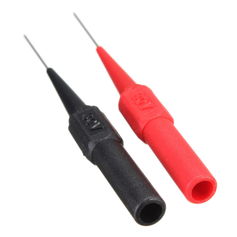 DANIU Insulation Piercing Needle Non-destructive Multimeter Test Probes Red/Black