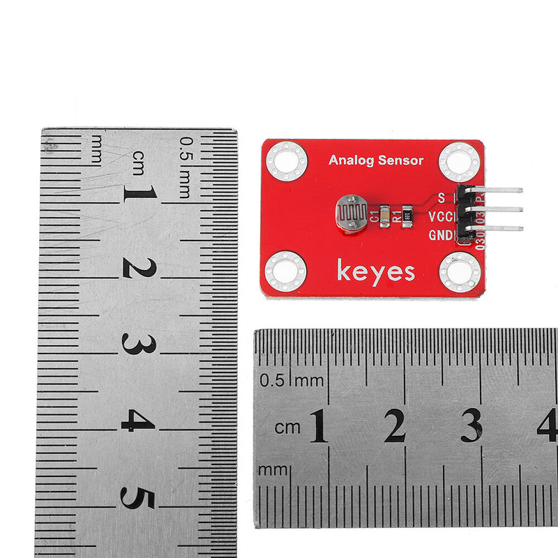 Keyes Brick Light Sensitive Resistance Sensor (pad hole) with Pin Header Analog Signal