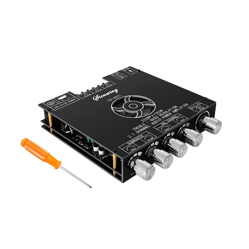 YS-AS21 2.1 Channel bluetooth 5.1 Digital Power Amplifier Board 220W2+350W High Low-pitched Subwoofer Amplifier Module Board