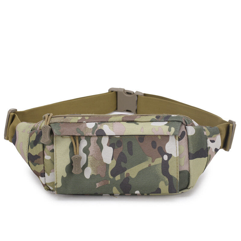 Mens Outdoor Chest Bag Camouflage Tactical Waist Fanny Pack Belt Bag Travel Bum Bag Small Pouch Waterproof