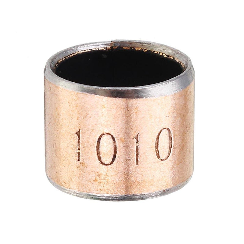 Machifit 10pcs 10x12x10mm Ball Bearing Bushes made of Copper Alloy - Bushing Bushing