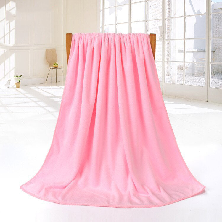 Honana BX-R973 Bathroom Big Towel Fiber Soft Beach Spa Thicken Super Absorbent Shower Bath Towel