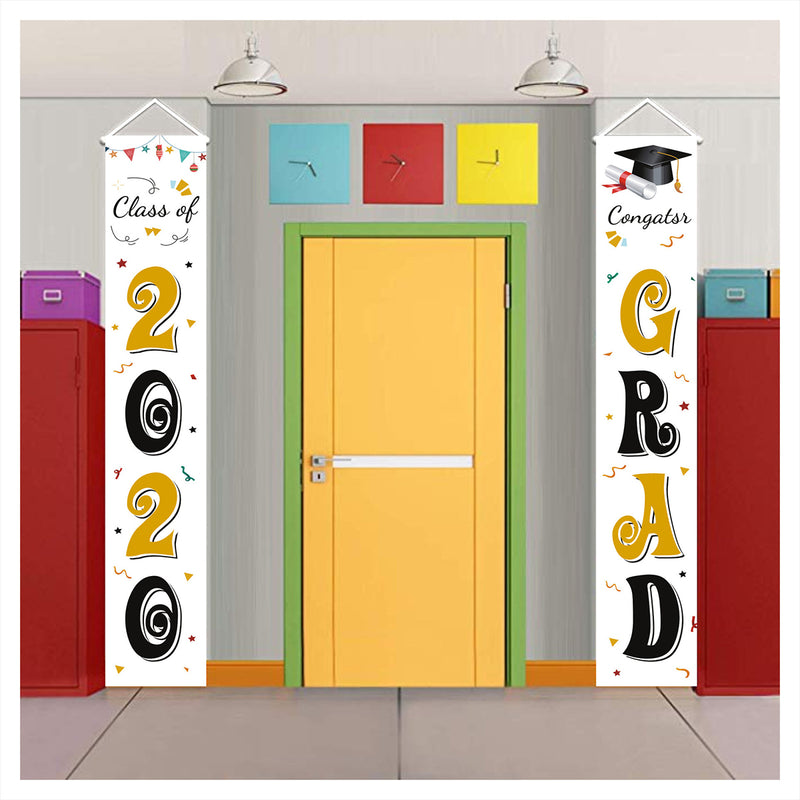 Wterproof Graduation Banner Door Curtain Dormitory Couplet Sticker for Graduatiing Ceremony