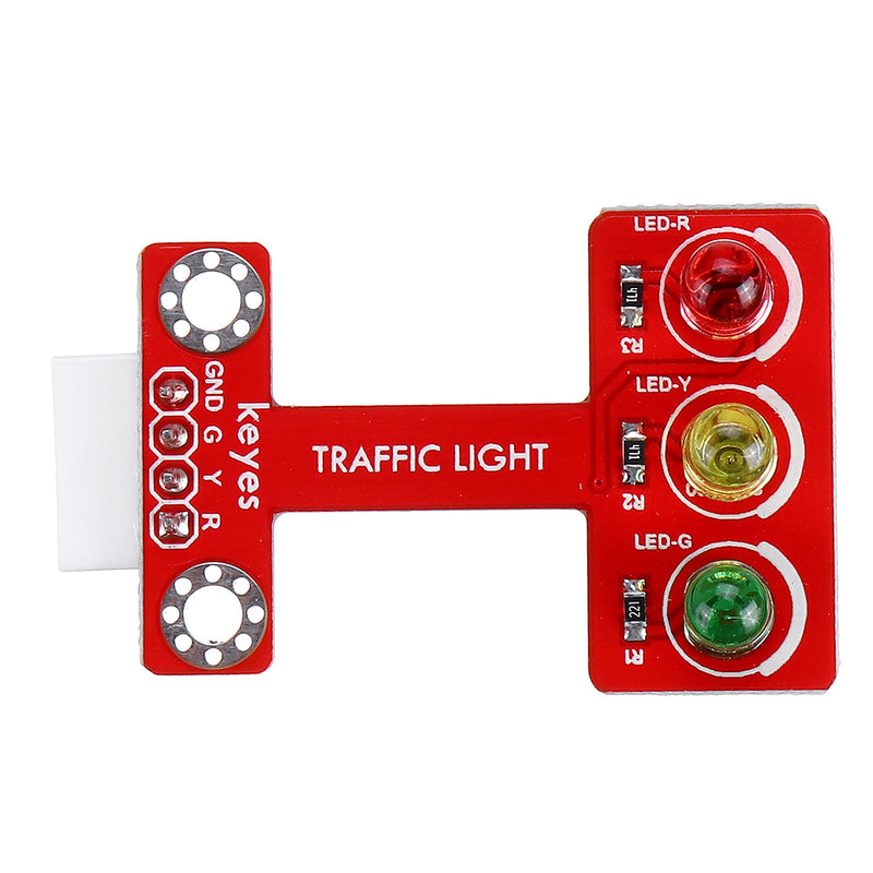 Keyes Brick LED Emitting Traffic Light Module(pad hole) Anti-reverse Plug White Terminal