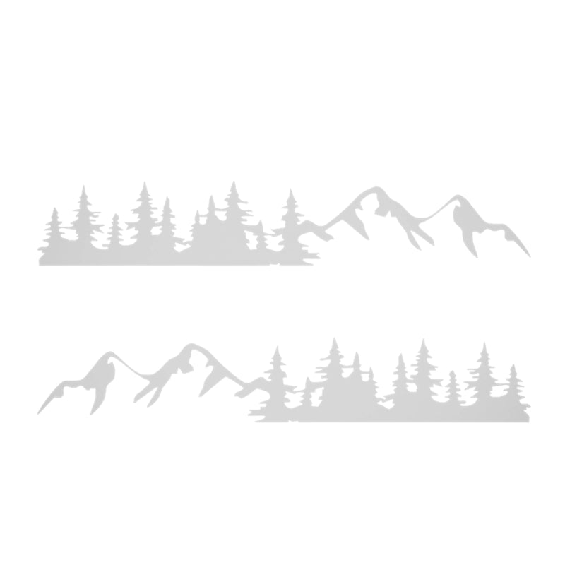 200x34cm Sticker Graphics Decal Snowy Mountain Range For Camper Van Motorhome Car Caravan Boat