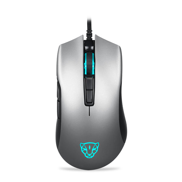 MOTOSPEED V70 USB Wired Gaming Mouse 6400 Optical Sensor RGB Backlit 8 Levels 12000 DPI Ergonomic PC Gaming Mouse