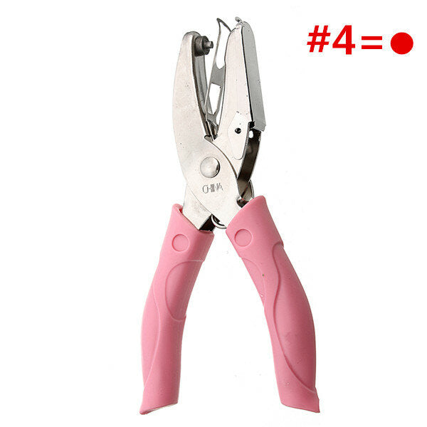 155mm Stainless Steel Manual Hole Puncher Pliers DIY Hand Tool - 5 Size