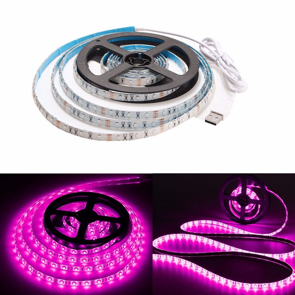 3M Non-Waterproof USB SMD3528 TV Background Computer LED Strip Tape Flexible Light DC5V