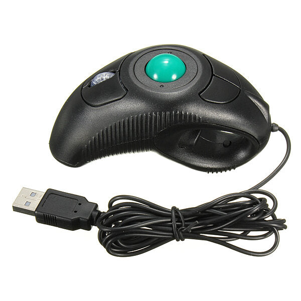 Handheld Wired Trackball Mouse Common to Both Hands Air Trackball Mouse