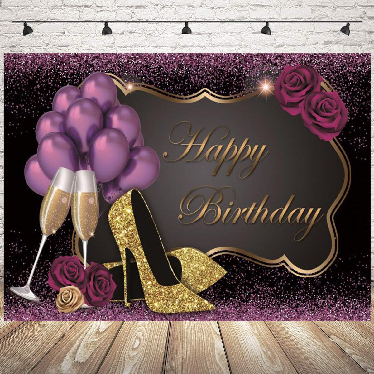 Happy Birthday Party Photo Photography Backdrop Cloth Studio Backgroun