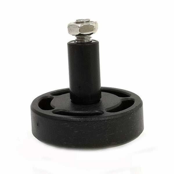 Smart Car Accessories Black Rubber Bearing Wheel for Tank Chassis Car Kit