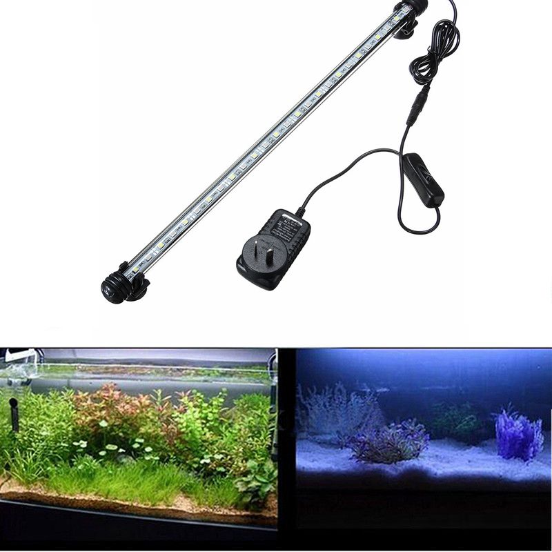 48cm 5W LED IP68 Waterproof Aquarium Light Fish Tank Submersible Light Strip Light Fish Tank