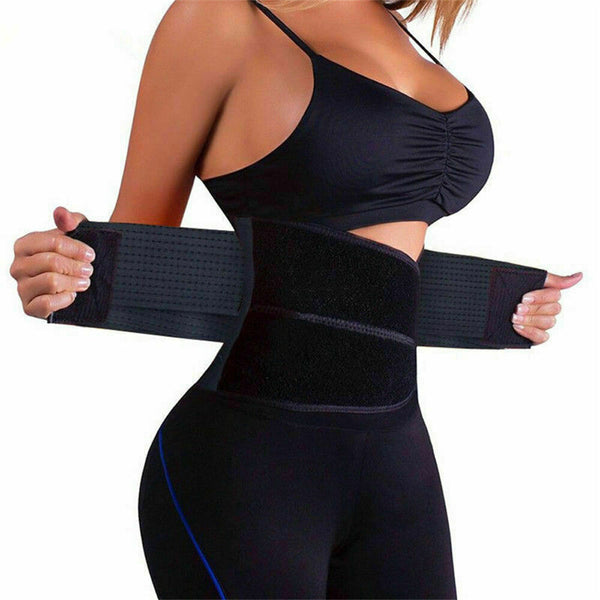 Waist Belt Adjustable Large Size Body Shaper Yoga Gym Pilates Fitness Tummy Fat Burner for Adults