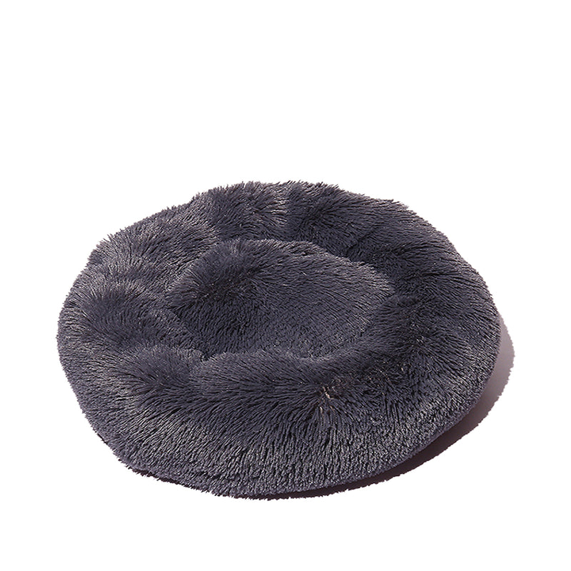 60cm Plush Fluffy Soft Pet Bed for Cats & Dogs Calming Bed Pad Soft Mat Home