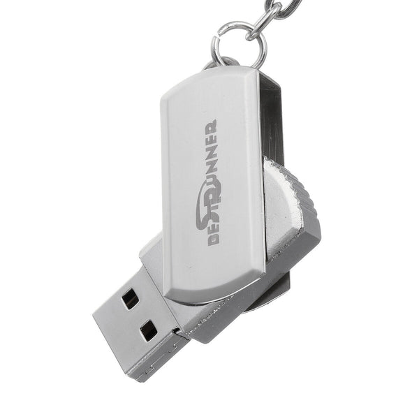 USB Flash Drive USB 2.0 16GB 32GB 64GB 360 Rotation Metal Flash Memory Card USB Stick Pen Drive U Disk