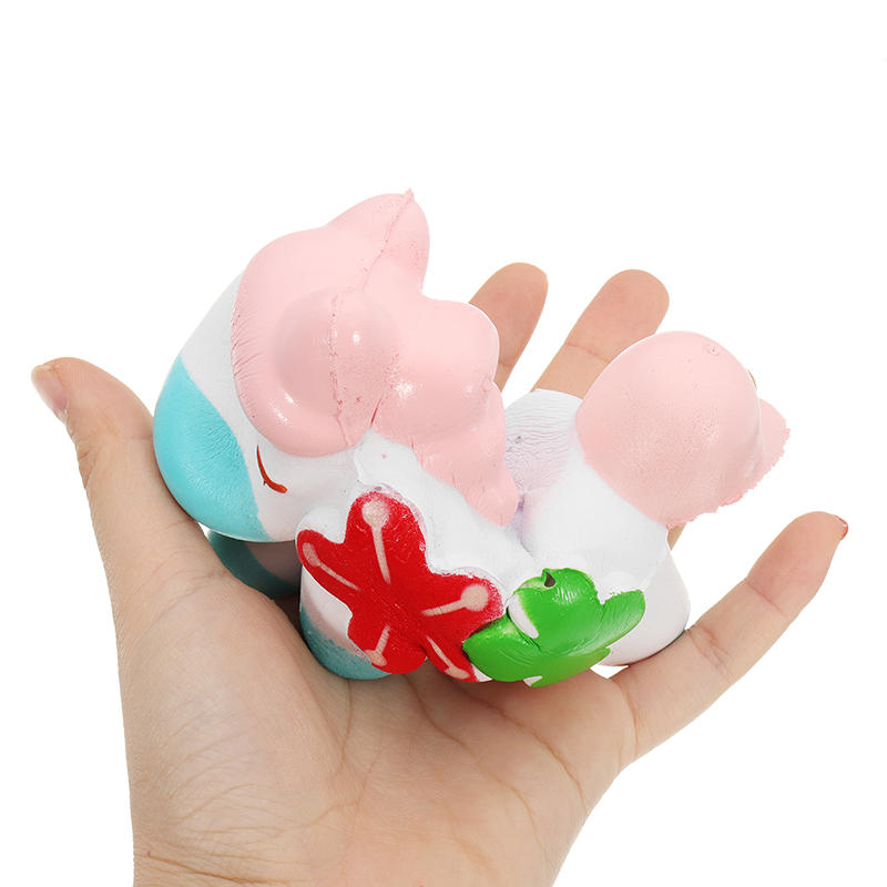 Four-leaf Horse Squishy 14CM Slow Rising With Packaging Collection Gift Soft Toy