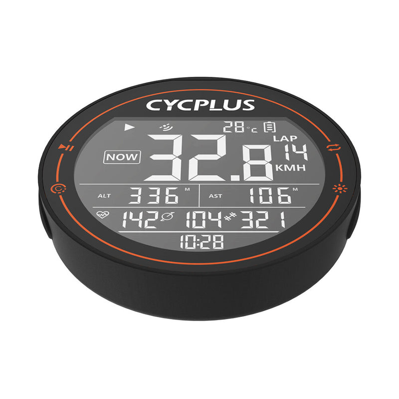 CYCPLUS M2 Bike Computer ANT+ GPS Bluetooth Smart Wireless Stopwatch Speedometer Odometer Waterproof Cyclocomputer Accessories for MTB Road Cycle