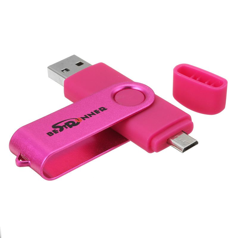 Bestrunner Type-C USB 2.0 32GB OTG Flash Drive U Disk 360 Degree Rotation for Type-C Smart Phone Tablet Laptop