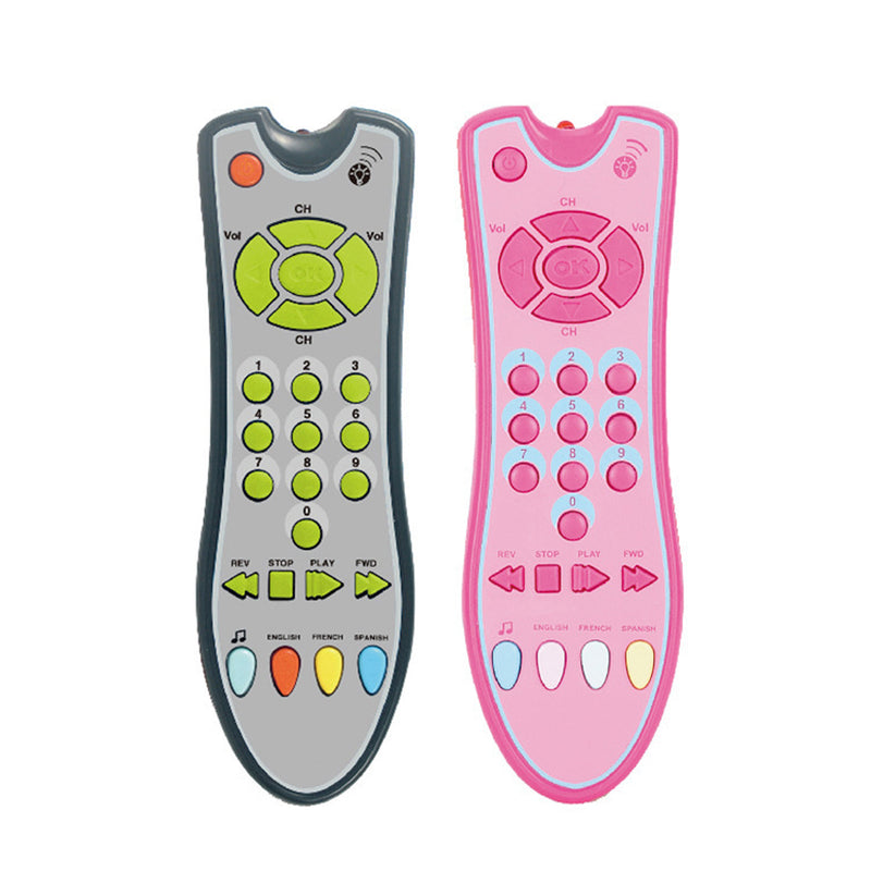 Baby TV Remote Control Early Educational Toys Electric Numbers Learning Music Lights