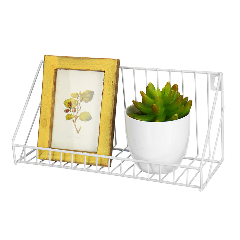 Bakeey Nordic Minimalist Wrought Iron Grid Wall Shelf Storage Shelf