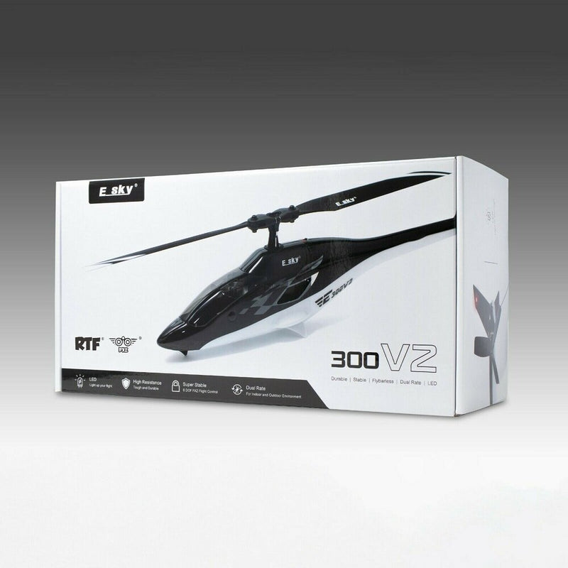 Esky 300 V2 Mini 6CH 2.4Ghz FXZ 6 DOF Axis Flybarless RC Helicopter RTF