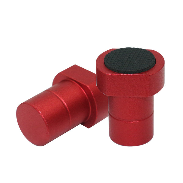 19/20mm Woodworking Bench Dogs Aluminum Alloy Red Anti-Slip Quick Release for T-Track Planing and Positioning Plug