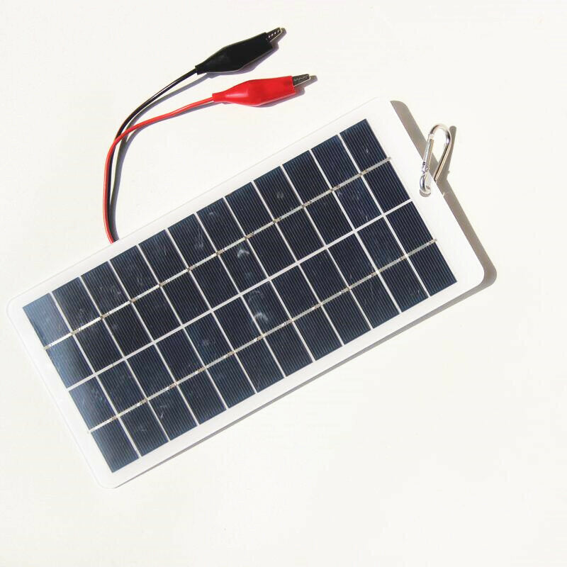 5V 12V Solar Panel 5W Output USB Outdoor Portable Solar System for Cell Mobile Phone Chargers Device