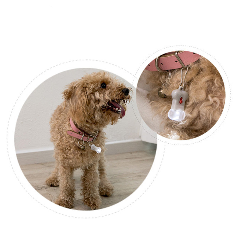 Jodan&Judy Bone Label Light Pet Tag Light Bulb Outdoor Dog Floodlight Missing Warning Light Pet Supplies From