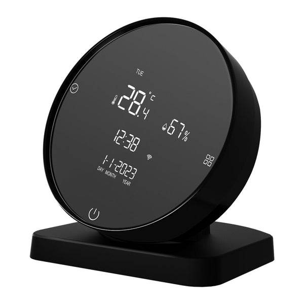 AGSIVO 3 In 1 Tuya Wifi Infrared IR Remote Controller Alarm Clock Temperature and Humidity Sensor Compatible with Alexa & Google Home