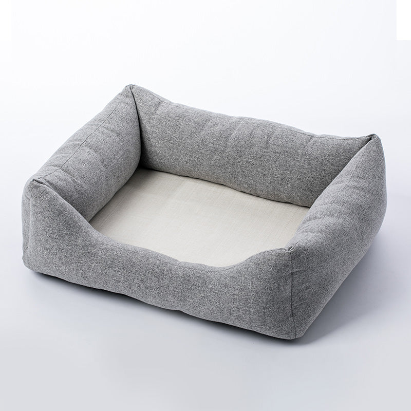 Jordan&Judy JJ-PE0024 Pet Mat Dog Bed Washable Cotton Linen Material for Small Medium Dogs Teddy From