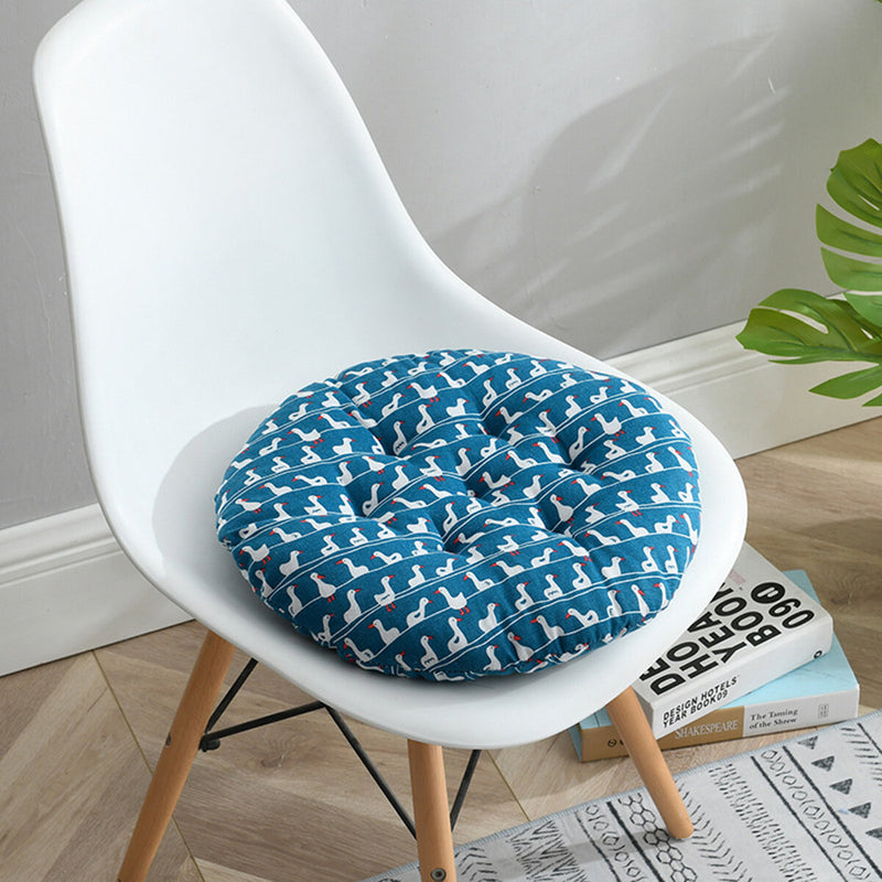 45*45cm Round Chair Seat Back Cushions Pad Sofa Pillow Home Office Decorations