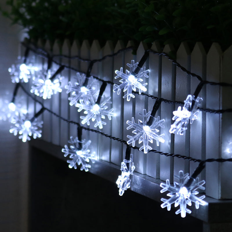 5M 20LED Solar Power Fairy String Lights Waterproof Christmas Holiday Party Lamp for Outdoor Decor