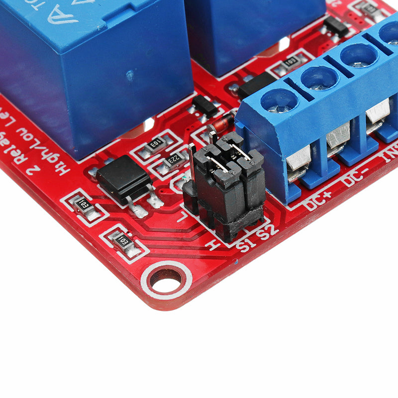 24V 2 Channel Level Trigger Optocoupler Relay Module Power Supply Module