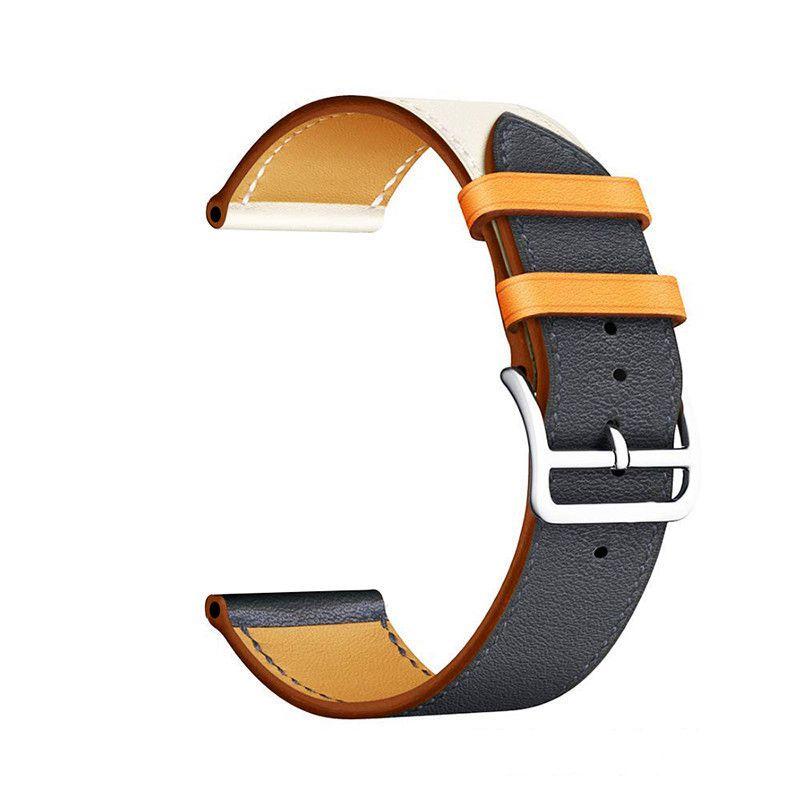 Bakeey 22mm Dual Color Genuine Leather Strap Replacement Watch Band for Huawei Honor magic