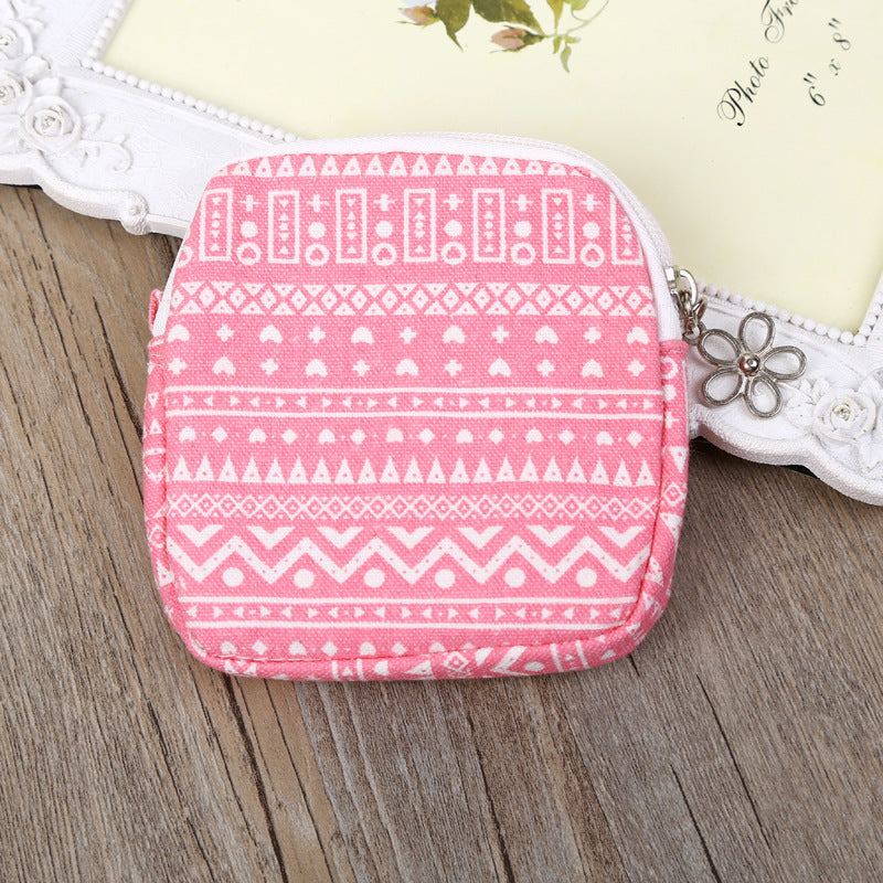 Cute Women Sanitary Napkins Bag Menstrual Pads Carrying Easy Bag