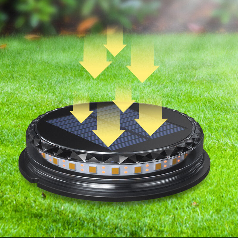 17LED Solar Light Outdoor Waterproof Solar Garden Lights Solar Lamp Underground Sensing Landscape Lights for Lawn Pathway