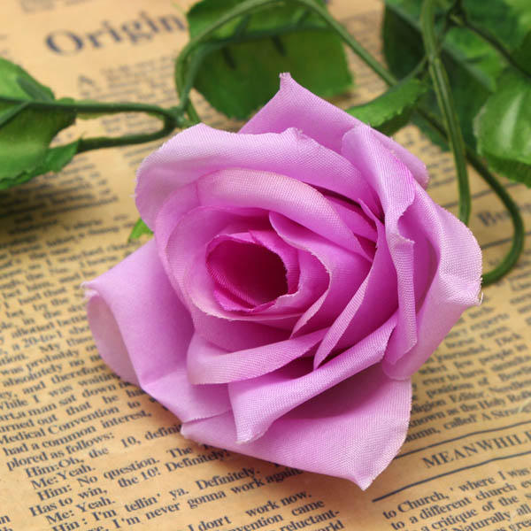 2.4m Artificial Plastic Rose Flower Green Leaves Garland Home Garden Wedding Party Decorations