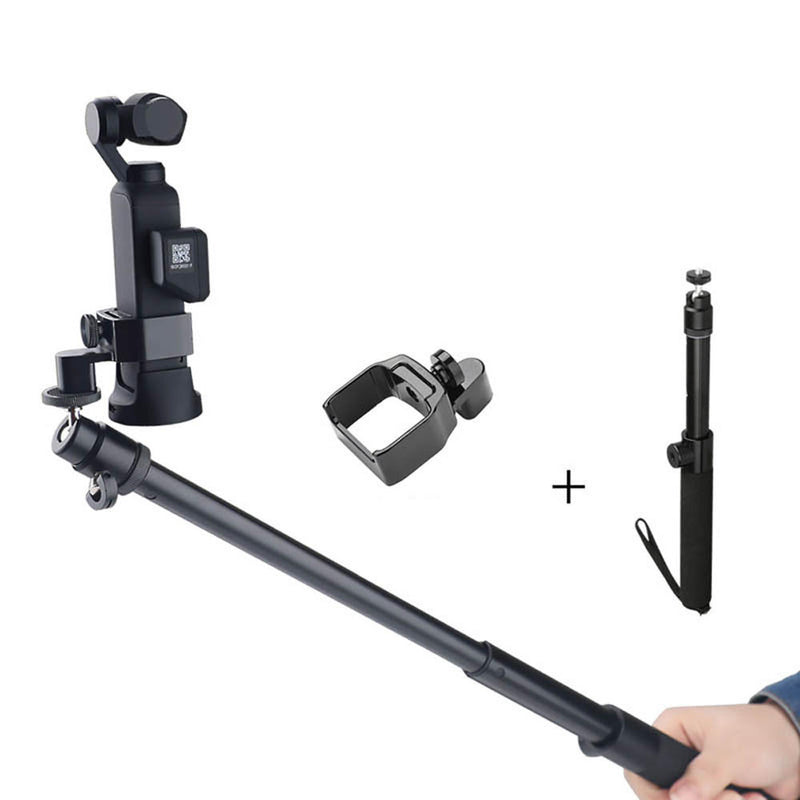 Aluminum Alloy Extension Rod With Mount Adapter for DJI OSMO POCKET Handheld Gimbal Camera Stabilizer