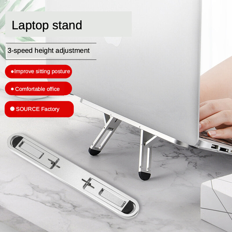 Bakeey Universal Folding Angle Adjustable Heat Dissipation Aluminium Alloy Macbook Desktop Holder Stand Bracket for 11-15.6 inch Laptop