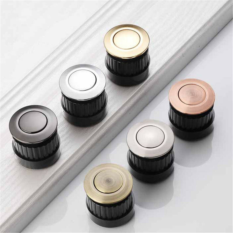 Embedded Cabinet Door Knobs Spring Knobs Single Hole Hidden Pulls Cabinet Door Handles