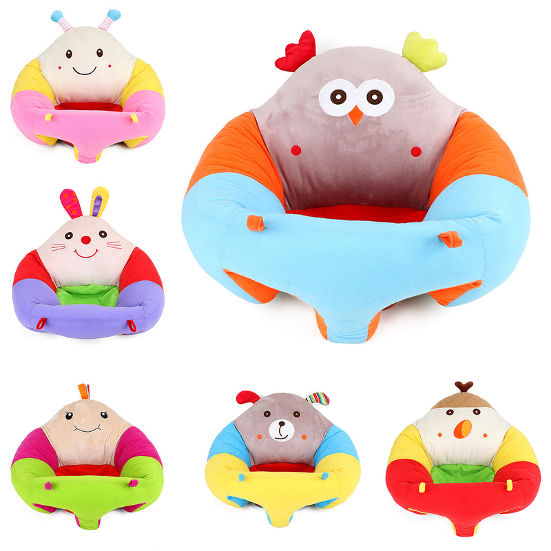 Infant Baby Sitting Chair Soft Cartoon Chair Pillow Cushion Sofa Plush Learning Chair Holder Plush Toys for Childrens