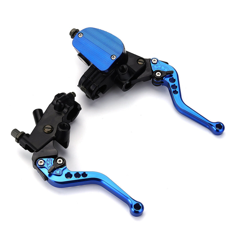 14mm Motorcycle Brake Handles Handlebars Hydraulic Clutch Master Cylinder Levers