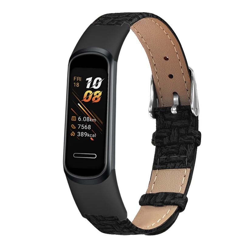 Bakeey Woven Pattern Leather Watch Band Replacement Watch Strap for Huawei band 4 Honor 5i Smart Watch